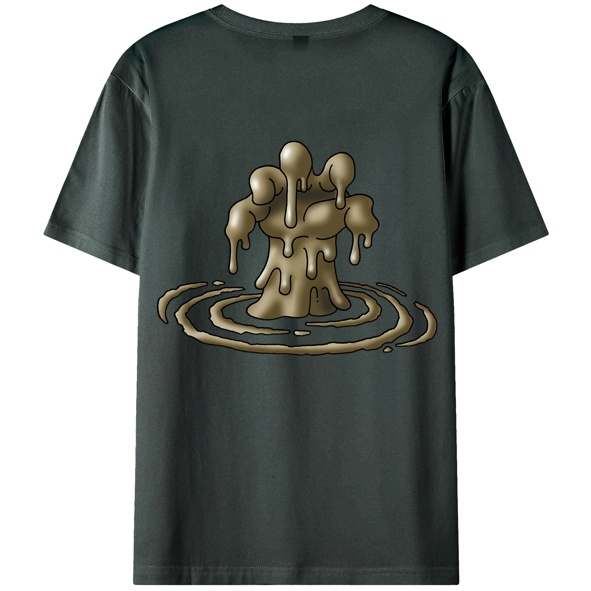 （画像用） ドラゴンクエスト Doragon Kuesuto Dragon Quest 綿100％ メンズ半袖Tシャツ（バックプリント） 通気性